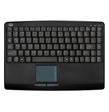 Adesso AKB-410UB - SlimTouch Mini Wired USB Keyboard with Built-in Touchpad