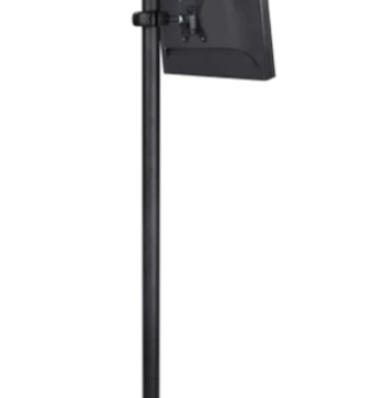 Atdec SD-DP-1150 Spacedec Donut Pole Mount with Quick Release Mechanism and 75x75/100x100mm VESA Support, 45.2-Inch, Black