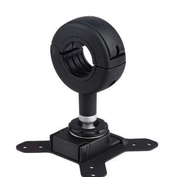Atdec SD-DO QuickShift Donut Pole Mount Accessory (up to 26.4lbs displays) with Quick Release Mechanism and 75x75/100x100 VESA Support, Black