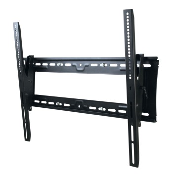 Atdec TH-3070-UT Heavy Duty Tilt Adjustable Wall Mount with Lockable Security Bar for Displays up to 200-Pound, Black