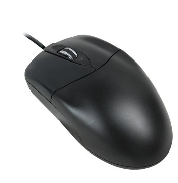 Adesso 3-Button Desktop Optical Scroll USB Mouse with 1000 DPI Resolution (HC-3003US), Black