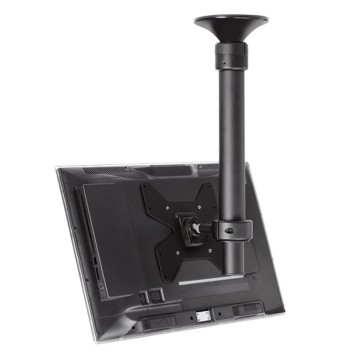 ATDEC TH-1040-CTS Telehook Drop Length Adjustable Ceiling Mount for Displays up to 55-Pound, 35.4-Inch or 900mm, Black