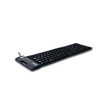 Adesso AKB-222UB - SlimTouch 222 Waterproof Flexible Keyboard for Windows 8/7/Vista/XP/2000, Compact Size
