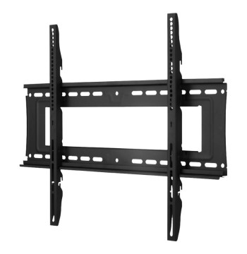 Atdec TH-40100-UF Heavy Duty Fixed Display TV Wall Mount with Lockable Security Bar for Displays up to 330-Pound, Black