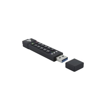 Apricorn 128GB Aegis Secure Key 3Z 256-bit AES XTS Hardware Encrypted FIPS 140-2 Level 3 Validated Secure USB 3.0 Flash Drive (ASK3Z-128GB), black