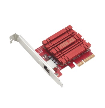 ASUS XG-C100C 10G Network Adapter PCI-E x4 Card with Single RJ-45 Port and Built-in QoS for use with Windows 10/8.1/8/7 and Linux Kernel 4.4/4.2/3.6/3.2, TAA Compliant (XG-C100C)