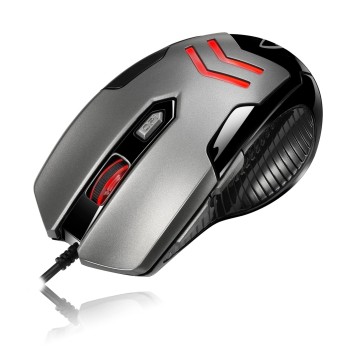 Adesso iMouse X1, the Multi-Color 6-Button Gaming Mouse (Red)