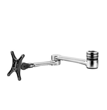 ATDEC Accessory Monitor Arm for Af-at Desk Mount, for Dual-Monitor Set-Up, VESA Mounting, Adjustable, Ergonomic, Silver (Af-AA)