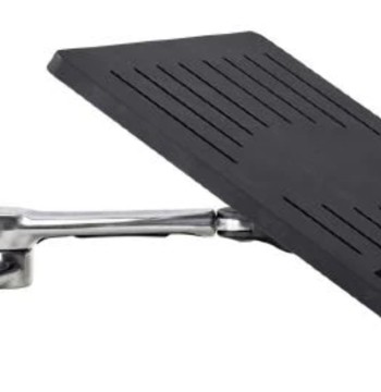 Adtec AF-an-P ATDEC Accessory Notebook Arm for Af-at Mount, Monitor/Notebook Set-Up, Supports Laptops Up to 18” (17.6lbs), Adjustable, Ergonomic, Silver (Af-an)