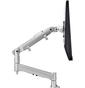 Atdec Dynamic Monitor arm Desk Mount - Flat and Curved up to 32in - VESA 75x75, 100x100 - Built-in arm Rotation Limiter - Quick Display Release/Attachment - Adjustable Monitor Height, tilt, pan