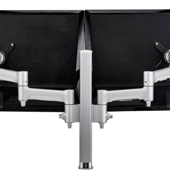 Atdec Dual ARM Monitor Mount F Black