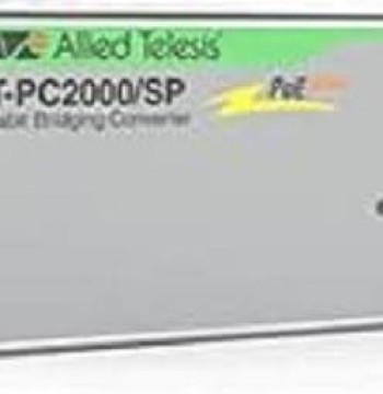 Allied Telesis - AT-PC2000/SP-960 - Allied Telesis PoE+ to SFP Switching Media Converter - Network (RJ-45) - 1x PoE+ (RJ-45) Ports - Gigabit Ethernet - 10/100/1000Base-T, 1000Base-X - 1 x Expansion