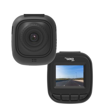 myGEKOgear by Adesso Orbit 132 Full HD 1080p Wi-Fi Dash Cam with Blind Spot Mirrors and 8GB MicroSD Card
