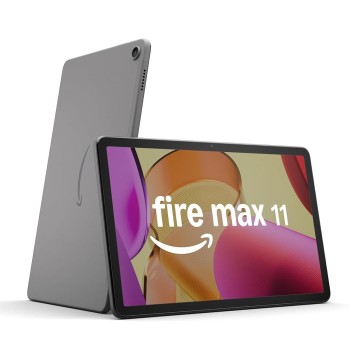 Amazon Fire Max 11 tablet (newest model) vivid 11” display, all-in-one for streaming, reading, and gaming, 14-hour battery life, optional stylus and keyboard, 64 GB, Gray
