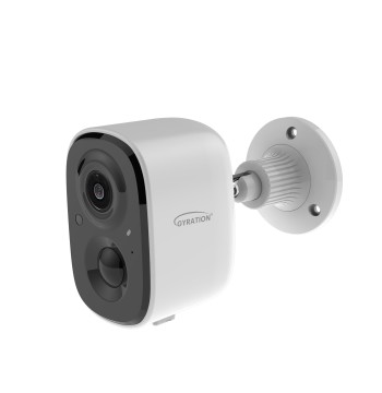 Gyration 1080P Wireless Security WiFi Cameras for Home Security, Wireless Outdoor with Motion Detection, Spotlight/Siren Alarm, Color Night Vision, Waterproof, Free Cloud Storage, SD/Cloud Storage