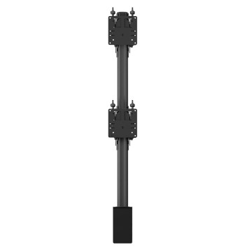 Atdec Desk Mount for Monitor, Display, Computer, Flat Panel Display, Curved Screen Display - Black - Landscape/Portrait