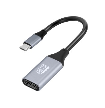 Adesso AUH-5010 USB-C to HDMI Adapter | 4K Resolution, 60Hz Refresh Rate, Plug & Play | Aluminum Alloy Case, Driver-Free | Compact Design, Audio Transfer