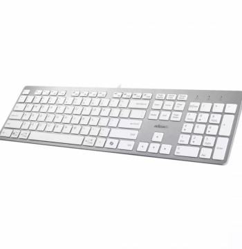 Adesso EasyTouch 730UW USB-C Multi OS Scissor Switch Keyboard with Copilot AI Hotkey and USB-C, USB-A, 3.5mm Aux Ports