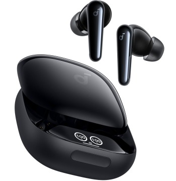 Soundcore Liberty 4 Pro by Anker, Noise Cancelling Wireless Earbuds, 7-Sensor and Real-Time Adaptive Noise Cancelling, 2× Faster Charging, Studio-Level Hi-Fi Music, Clear Calls with 6 Mics and AI