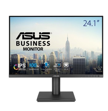 ASUS 24” Docking Monitor (BE248CFN) – WUXGA (1920x1200), IPS, 100Hz, Frameless, USB-C Docking, RJ45, Speakers, Height Adjustable, HDMI, Daisy-Chain, Eye Care, Wall Mountable, 3 yr Warranty