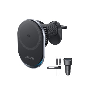 Anker Prime MagSafe Car Mount Charger, Qi2 25W Certified Wireless Car Charger with AirCool, Strong Magnets, Air Vent Mount for iPhone 17-12 Series