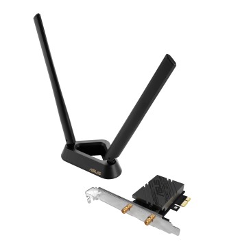 ASUS BE6500 (PCE-BE90BT) Tri Band PCI-E WiFi 7 (802.11be), Bluetooth 5.4, WPA3 Network Security, OFDMA and MU-MIMO, Multi-Link Operation, TAA Compliant