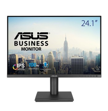 ASUS 24” Business Monitor (BE248QF) - WUXGA (1920x1200), IPS, 100Hz, Frameless, Speakers, Height Adjustable, Ergonomic Design, HDMI, Eye Care, VESA Wall Mountable, 3 yr Warranty