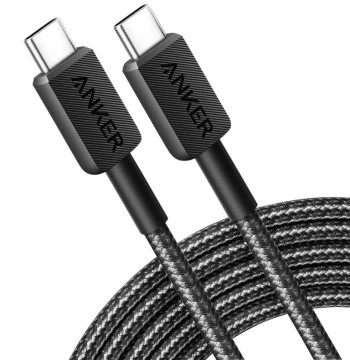 Anker 322 Powerline USB C to USB C Fast Charging 10FT - Black