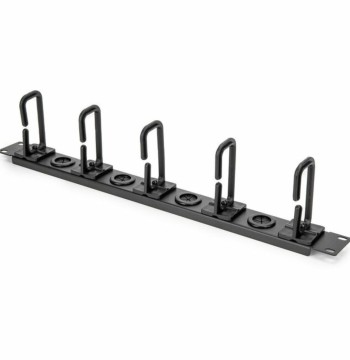 Rocstor Y10E045-B1 1u Horizantal 19 Cable Management Organizer - D Ring Hook Network & Server Rack