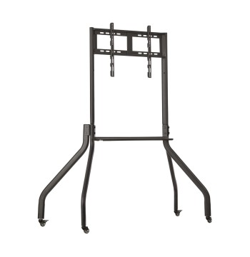 Tripp Lite Mobile Rolling TV Cart for 42" to 65" Television Displays, Wide Legs for Extra Stability, Locking Casters, Height Adjustable 57" to 67.5", Durable Metal Frame, 5-Year Warranty (DMC4265WL)