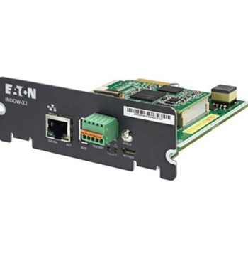 Eaton Gigabit Industrial Gateway X2 Card INDGW-X2 - UPS Management Adapter - X-Slot - 1 x Network (RJ-45) Port - USB