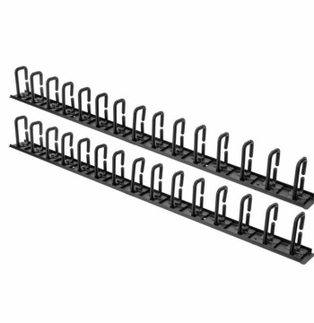 Rocstor Y10E052-B1 Vertical Cable Organizer With D-ring Hooks - 6 Ft [two 3 Ft. Sections] Vertical