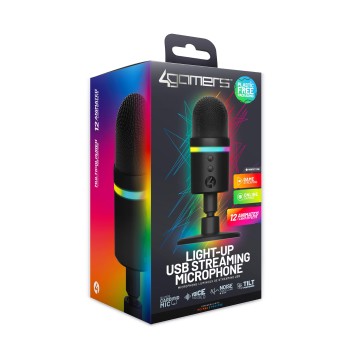 PC Accessory:  4Gamers Light Up Streaming Microphone