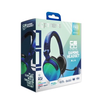 PC Accessory:  Wired Headset - 4Gamers C6-100 - Strike:  Compatible with PC, Switch, PS5, Xbox X|S