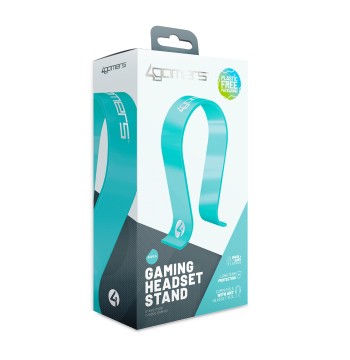 PC Accessory:  4Gamers Panther Headset Stand - Aqua:  Compatible with PC, PS5, Xbox X|S