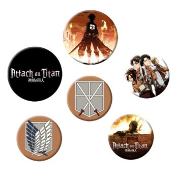 Attack On Titan - Badge Pack - Characters
