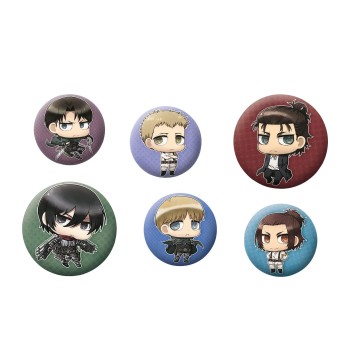 Attack On Titan - Badge Pack - Chibi Characters