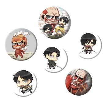 Attack On Titan - Badge Pack - Chibi (Season 1)