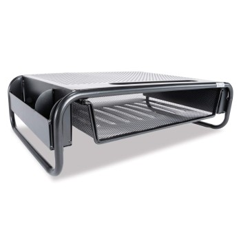 Allsop 32166 Metal Art Organizer 5 Feature Monitor St- Drawer Metal (Black)