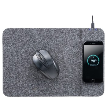 Allsop 32192 PowerTrack Wireless Qi Charging Mouse Pad (Gray)