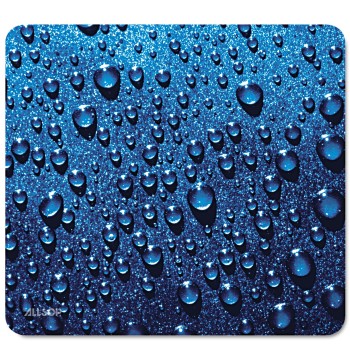 Allsop 30182 Naturesmart Mouse Pad Soft Top Raindrop (Blue)