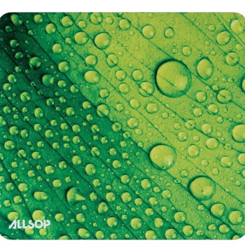 Allsop 31624 Naturesmart Mouse Pad - Leaf Raindrop