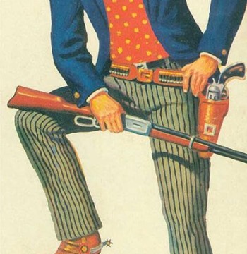 Atlantis - 1:8 Scale Model Kit - U.S. Marshal Wyatt Earp Figure