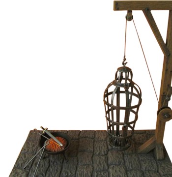 DENCOMM - Monster Scenes S2 - 1:13 Scale Model Kit - The Hanging Cage: 55th Anniversary Limited Edition