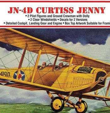 Curtiss Aeroplane and Motor Company Curtiss JN Jenny JN-4D Airplane 1/48 Scale Model Kit