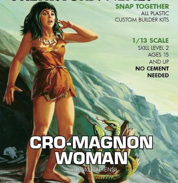 DENCOMM Prehistoric Scenes - Cro-Magnon Woman - 55th Anniversary New Era Limited Edition 1/13 Scale Model Kit