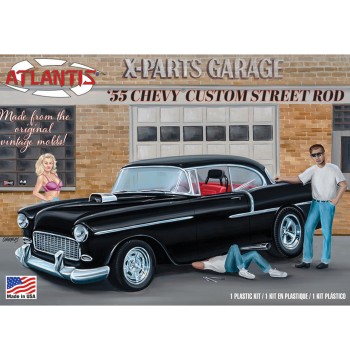 1955 Chevrolet Custom Street Rod - X-PARTS GARAGE 1/25 Scale Model Kit