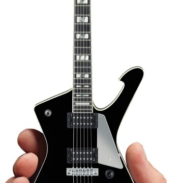 Axe Heaven Paul Stanley Kiss Logo Iceman Mini Guitar Replica Collectible 2M-K01-5008