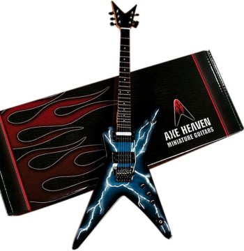Axe Heaven Dimebag Darrell Signature Lightning Bolt Mini Guitar Replica Collectible DD-001