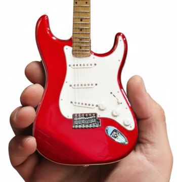 Axe Heaven Fender Stratocaster Classic Red Finish Miniature Guitar FS-006